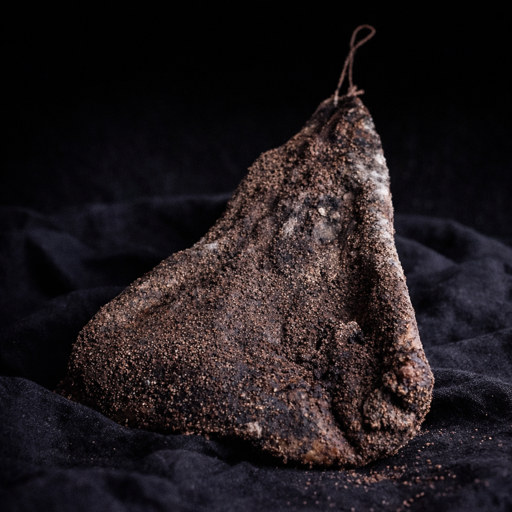 Guanciale di maiale nero brado