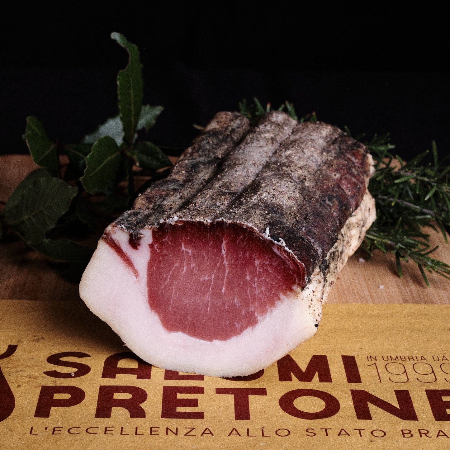 Lonza di maiale nero brado