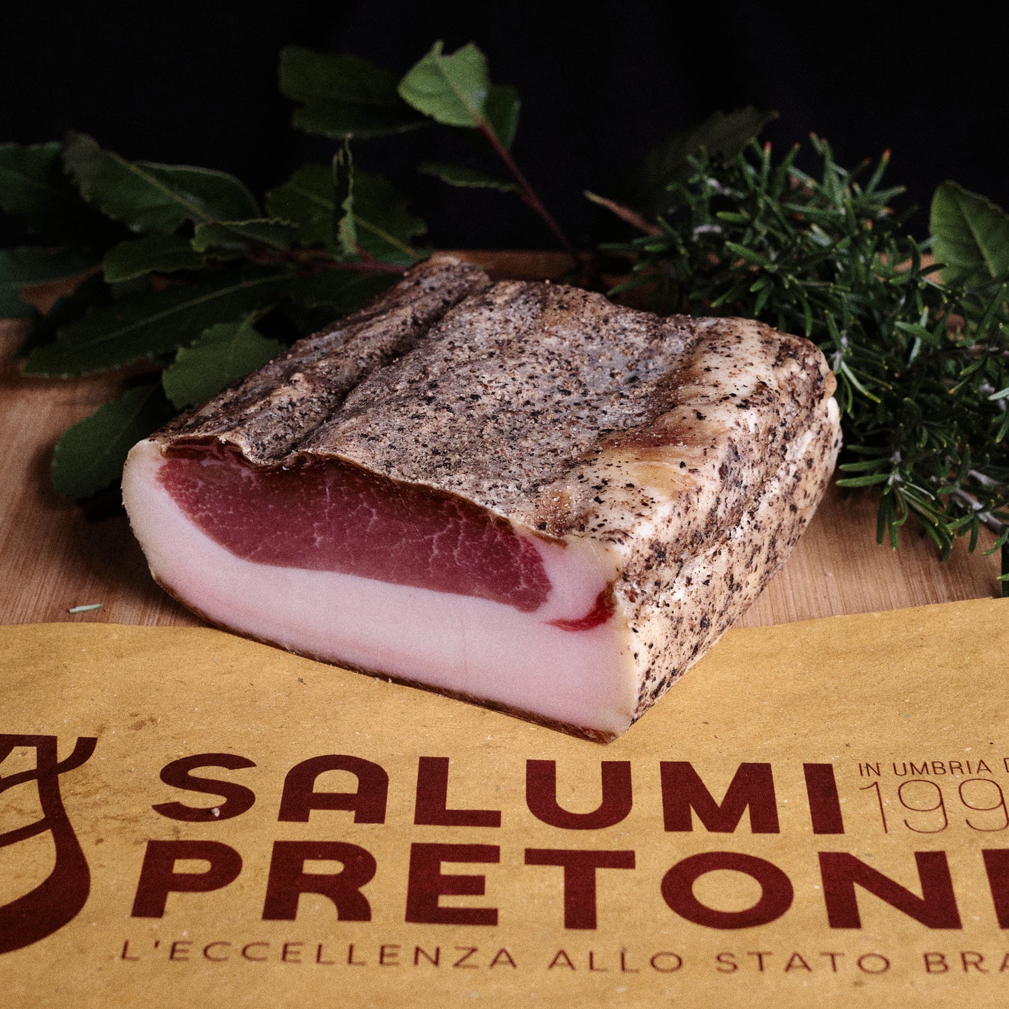 Lonza di maiale nero brado