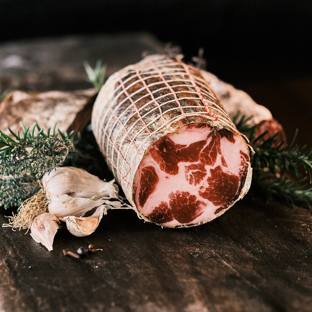 Capocollo stagionato 5 mesi di maiale nero brado