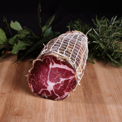 Capocollo stagionato 5 mesi di maiale nero brado