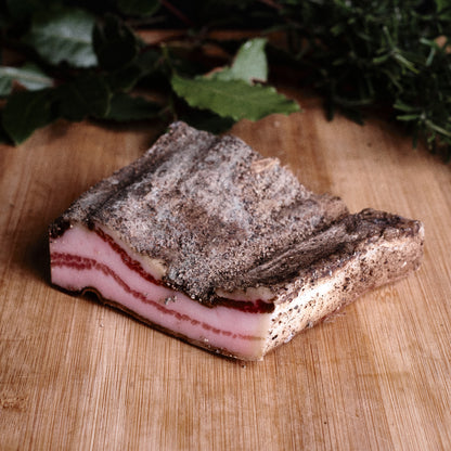 Pancetta tesa di suino nero brado