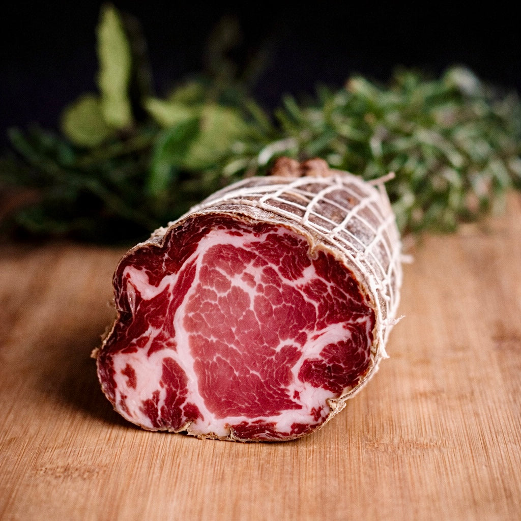 Capocollo stagionato 5 mesi di maiale nero brado